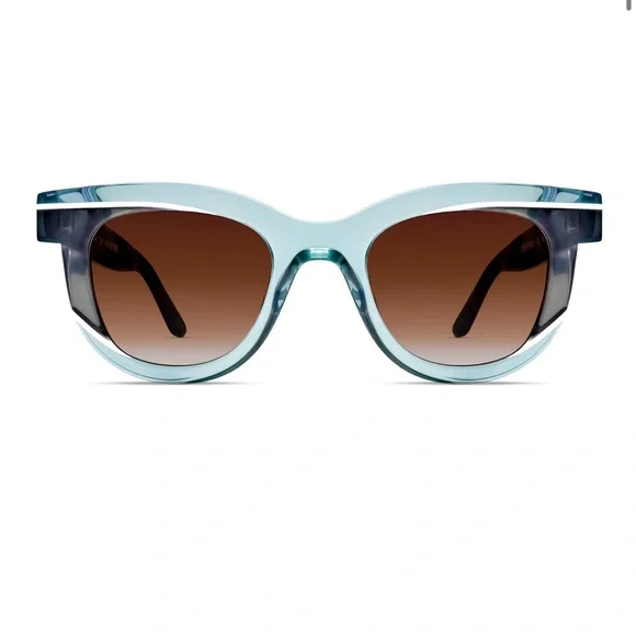 Thierry Lasry ICECREAMY Cat Eye Sunglasses Translucent Green Made in France